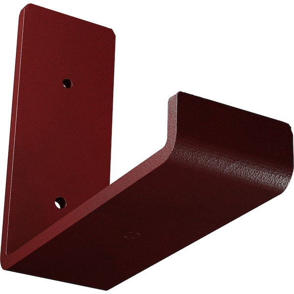 Ekena Millwork Steel Hanging Shelf Bracket, Hammered Bright Red 2"W x 6"D x 5 1/2"H BKTM02X06X05HSHRE - main